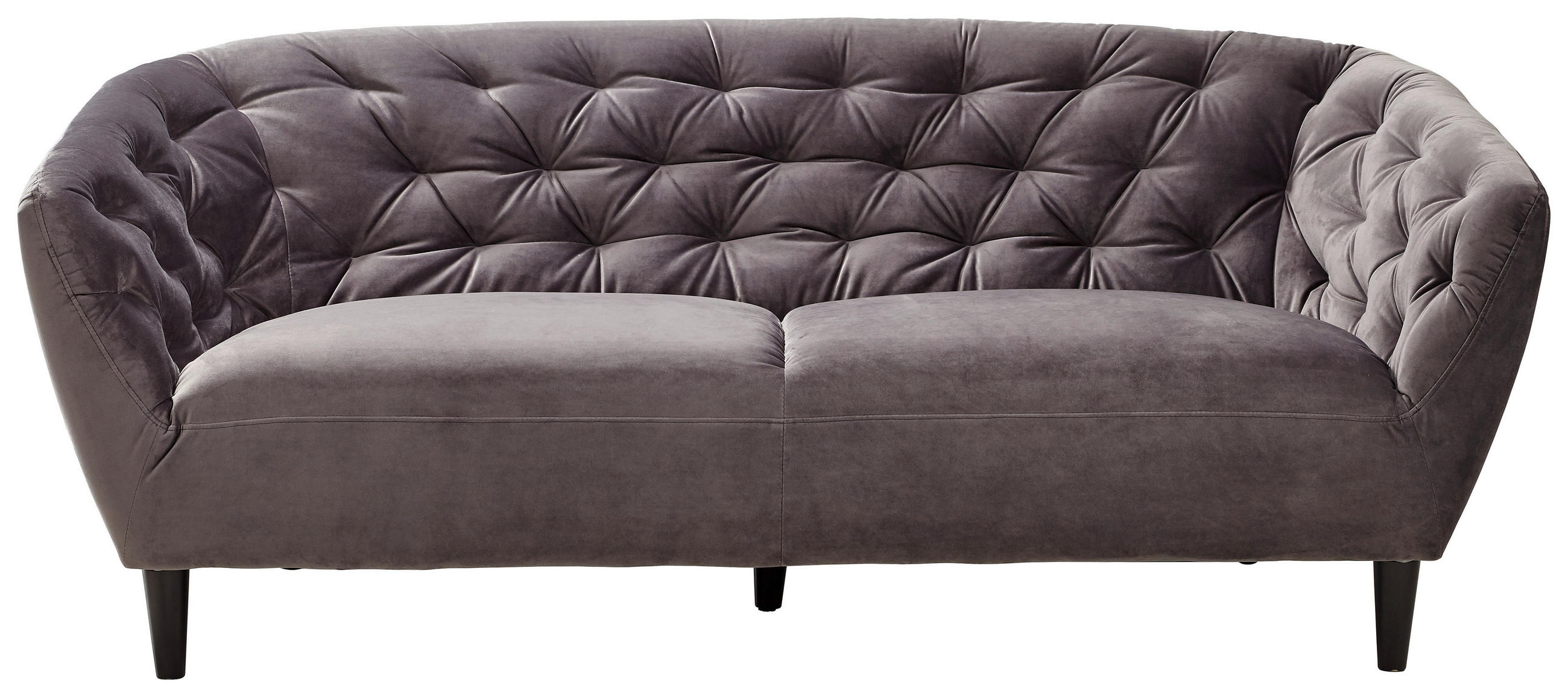 E-shop Ambia Home SEDAČKA CHESTERFIELD, textil, tmavosivá