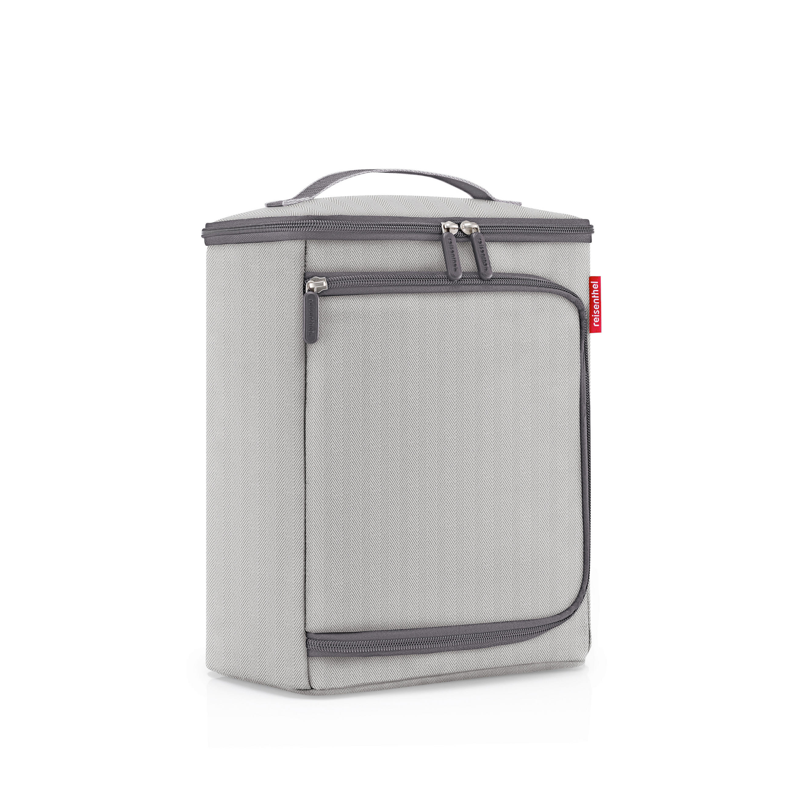 KÜHLTASCHE Coolerbox herringbone grey 7 L  - Hellgrau, Basics, Textil (23/30/14cm) - Reisenthel