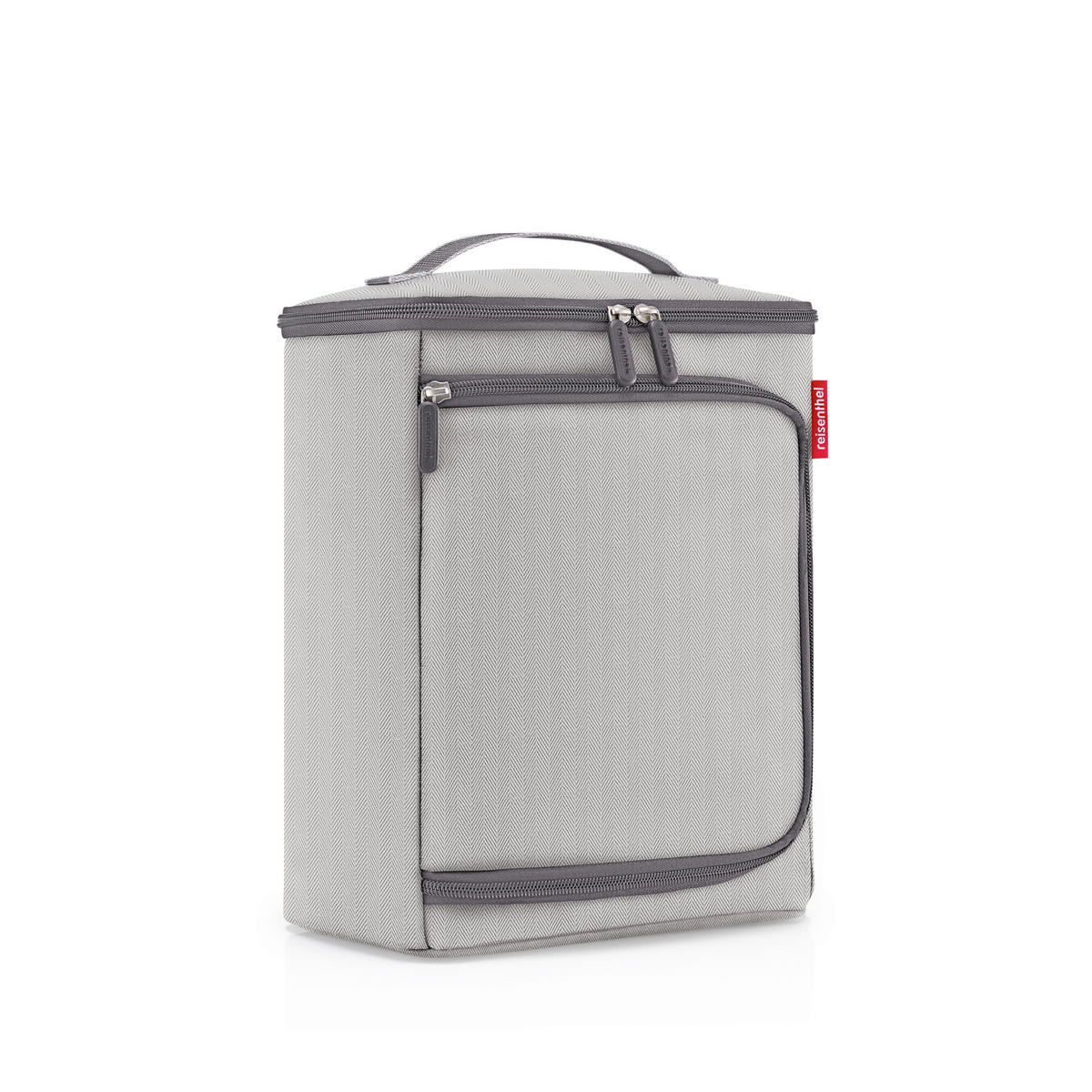 KÜHLTASCHE Coolerbox herringbone grey 7 L  - Hellgrau, Basics, Textil (23/30/14cm) - Reisenthel