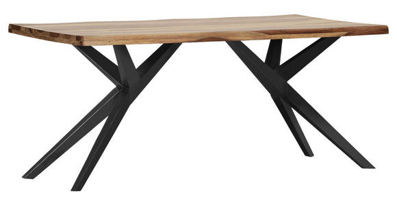 TISCHGESTELL Schwarz   - Schwarz, Design, Metall (60/80/73cm) - Landscape