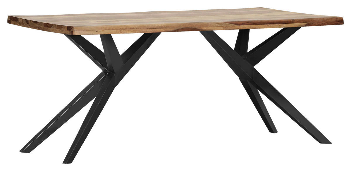 TISCHPLATTE Sheeshamfarben   - Sheeshamfarben, Design, Holz (180/90/5cm) - Landscape