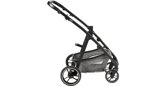 KINDERWAGENSET Korfu  - Dunkelgrau/Schwarz, Basics, Kunststoff/Textil - My Baby Lou