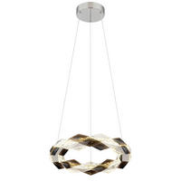 LED-HÄNGLAMPA 37,5/130 cm  - klar, Design, metall/plast (37,5/130cm) - Globo
