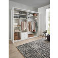 SCHWEBETÜRENSCHRANK  in Weiß, Dunkelgrau  - Dunkelgrau/Alufarben, KONVENTIONELL, Holzwerkstoff/Metall (240/226/64cm) - Xora