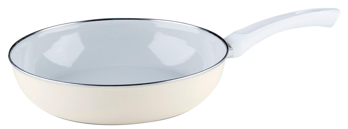 Kochtopfset Avorio 7-teilig  - Beige, Basics, Glas/Metall (48,5/28,5/24cm) - Riess