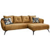 ECKSOFA Gelb, Multicolor Velours  - Gelb/Multicolor, MODERN, Holz/Textil (277/162cm) - Livetastic