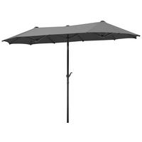 DOPPELSONNENSCHIRM   - Anthrazit, Basics, Textil/Metall (300/220/150cm) - Schneider