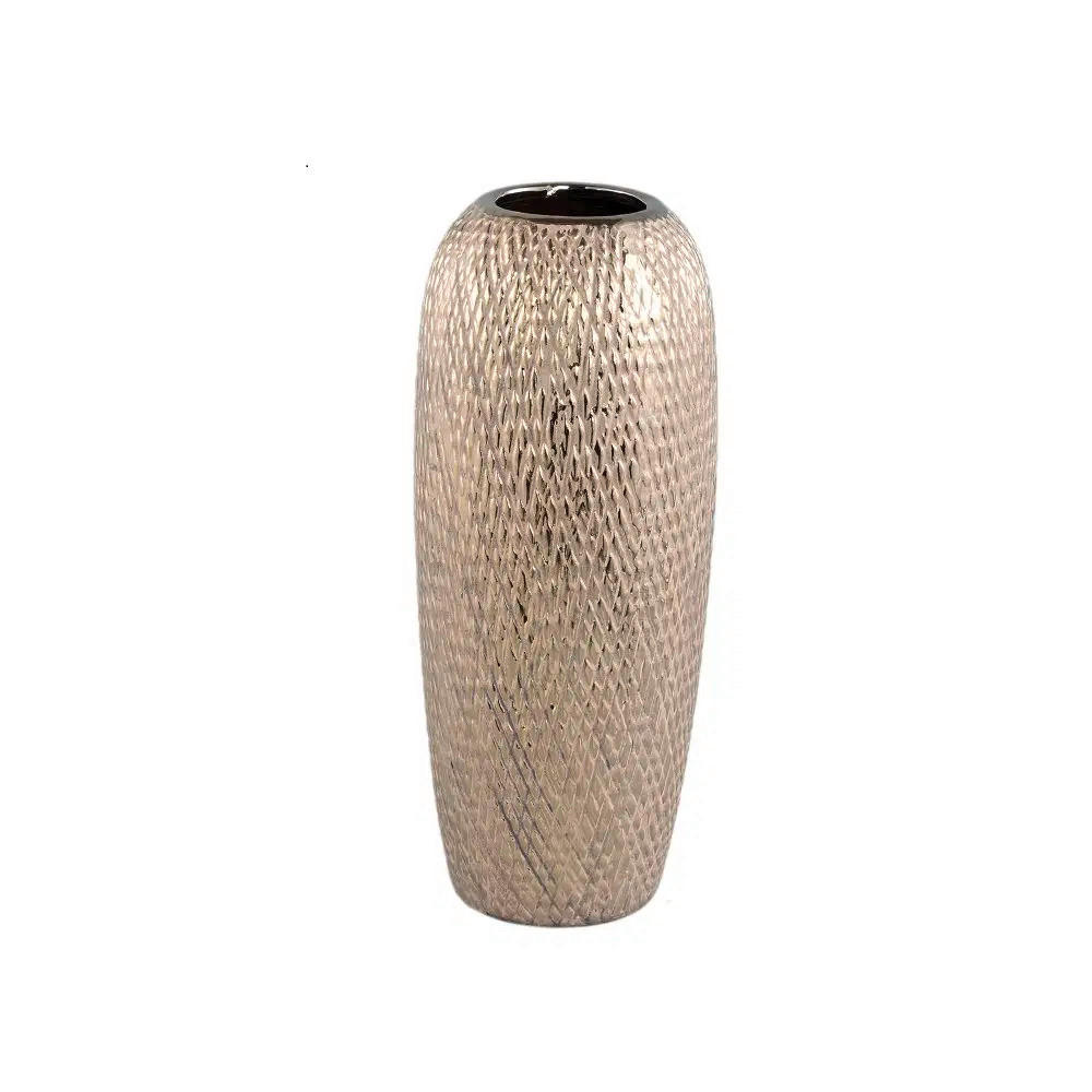 VAZA DEKORATIVNA keramika - zlatne boje, Design, keramika (18/6/6cm)