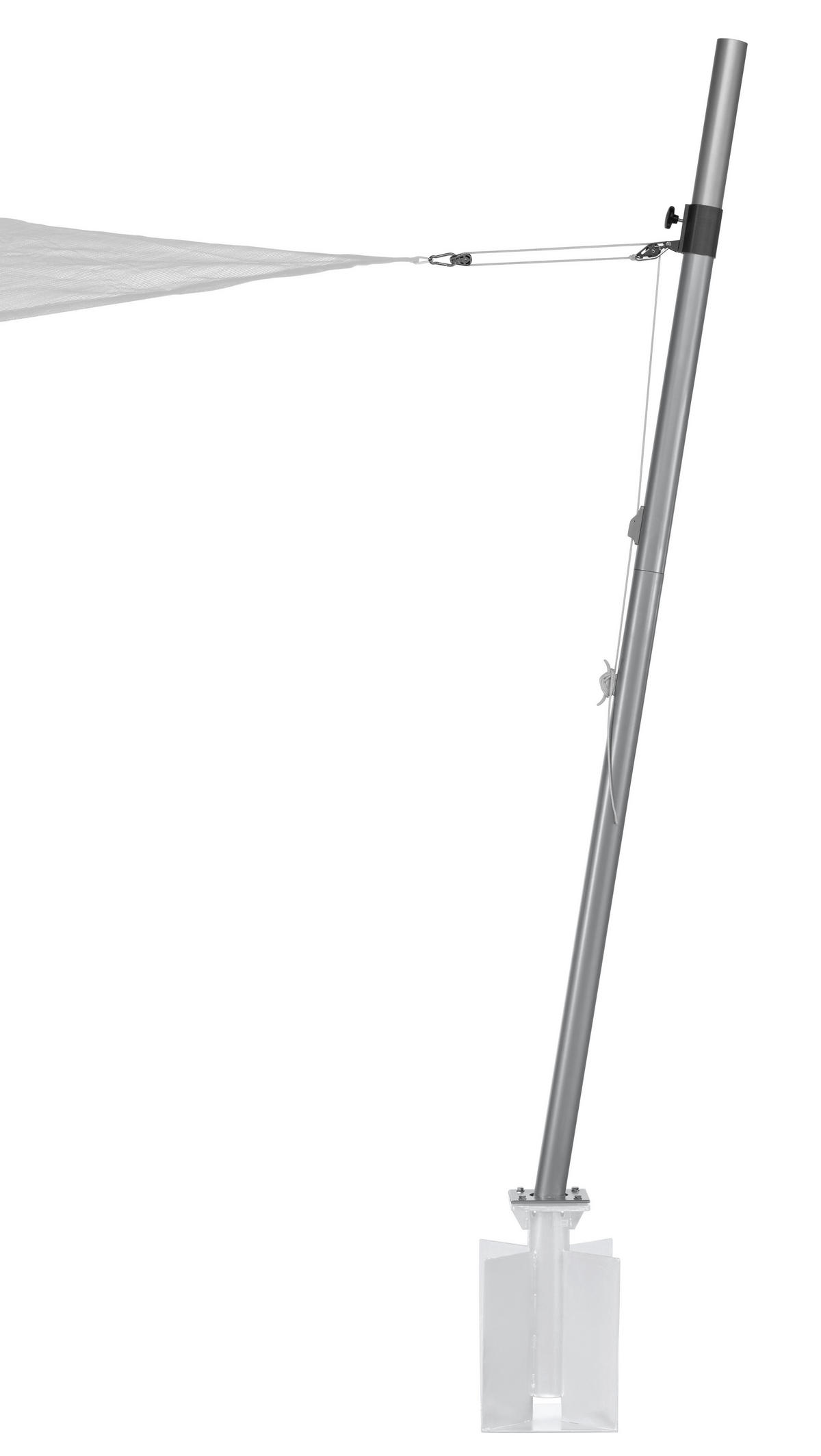 PŘÍSLUŠENSTVÍ SLUNEČNÍCH CLON 6/240/6 cm  - světle šedá, Basics, kov (6/240/6cm) - Schneider