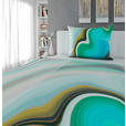 BETTWÄSCHE CUBY Satin 140/200 cm  - Petrol, KONVENTIONELL, Textil (140/200cm) - Novel