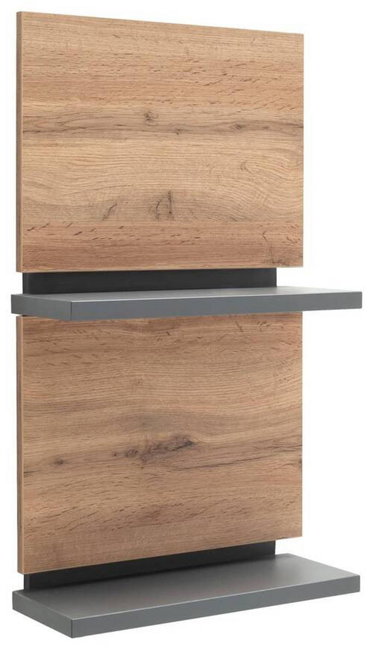 FALIPOLC 45/78/18 cm  - Wotan tölgy/szürke, Design, faalapú anyag (45/78/18cm) - Stylife