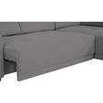 ECKSOFA Anthrazit Struktur  - Anthrazit/Schwarz, Design, Kunststoff/Textil (205/284cm) - Xora