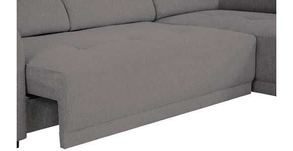 ECKSOFA Anthrazit Struktur - Anthrazit/Schwarz, Design, Kunststoff/Textil (205/284cm) - Xora
