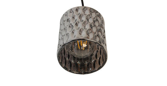 HÄNGELEUCHTE 90/11/112 cm - Graubraun, Trend, Glas/Metall (90/11/112cm) - Novel
