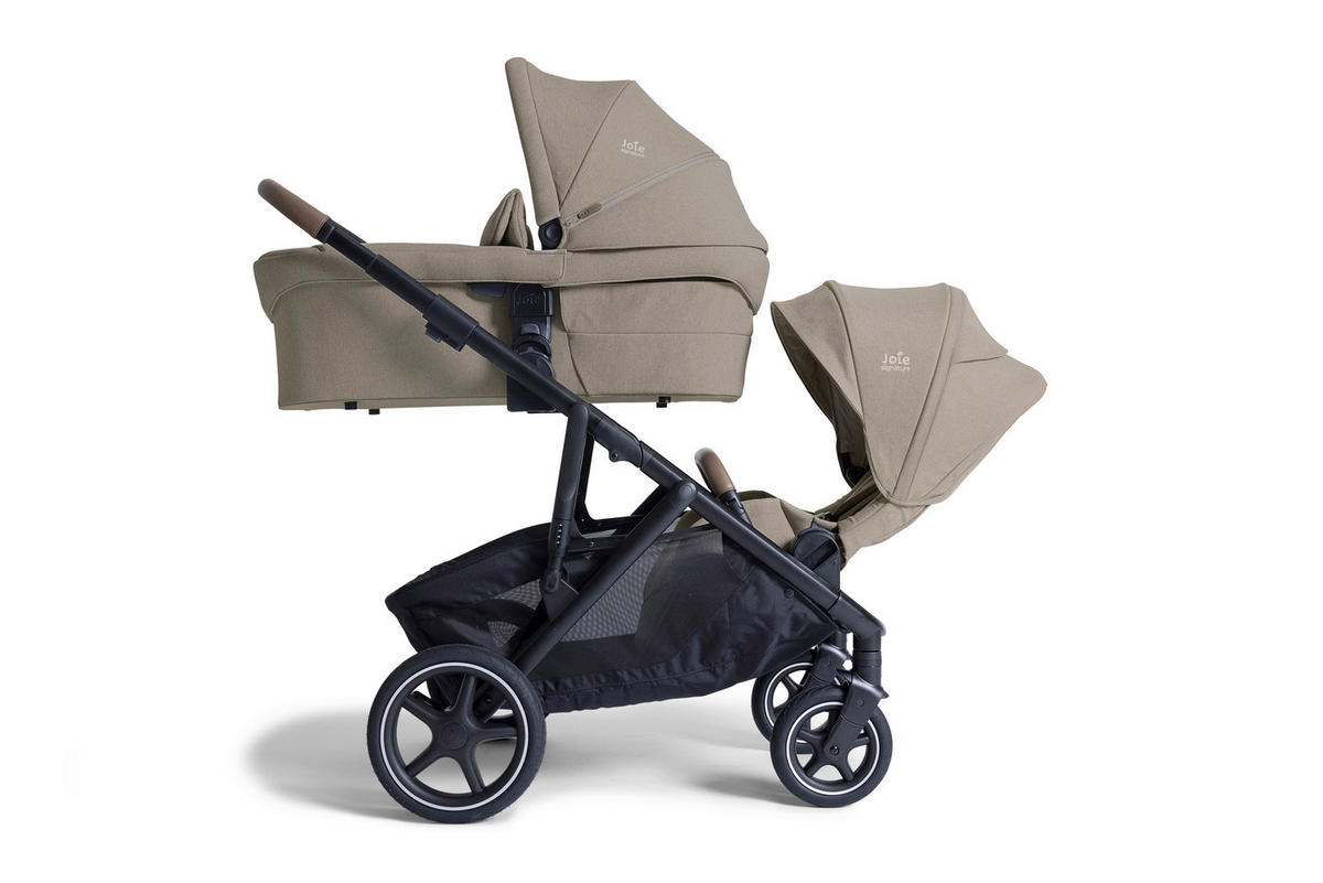 KINDERWAGENSET Versiti Trio Set  - Dunkelgrau/Schwarz, Basics, Textil (65/126/108cm) - JOIE SIGNATURE