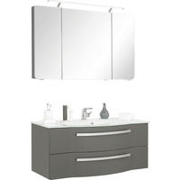 KUPAONICA  siva  - siva, Design, staklo/drvni materijal (120cm) - Sadena