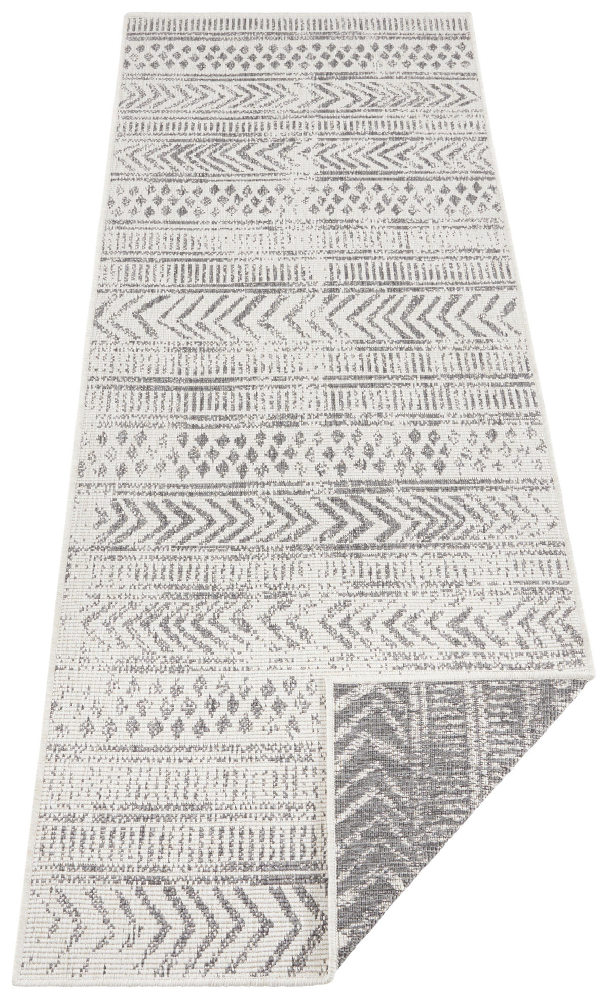 LÄUFER 80/250 cm Twin Supreme  - Creme/Grau, Design, Kunststoff (80/250cm)
