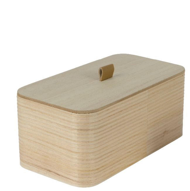 KOŠARA        - bež, Basics, drvni materijal (24cm)
