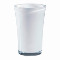 VASE Bloom 22 cm  - Weiß, Design, Glas (22cm) - Leonardo