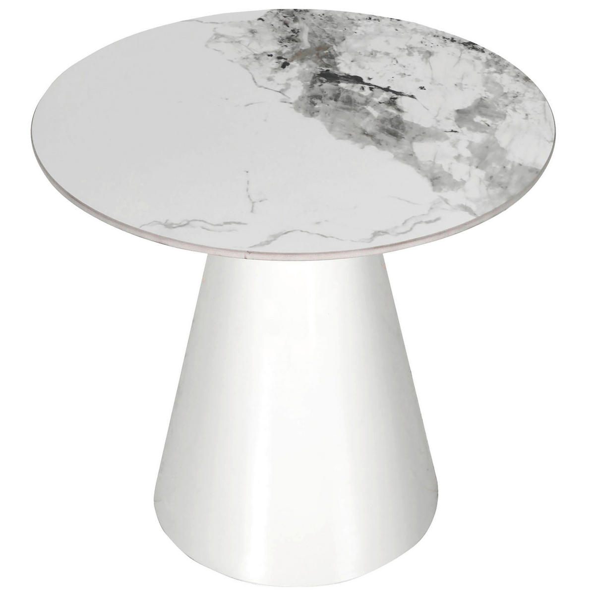 SOFFBORD i keramik 50/46 cm  - vit, Design, metall/keramik (50/46cm) - Belluti