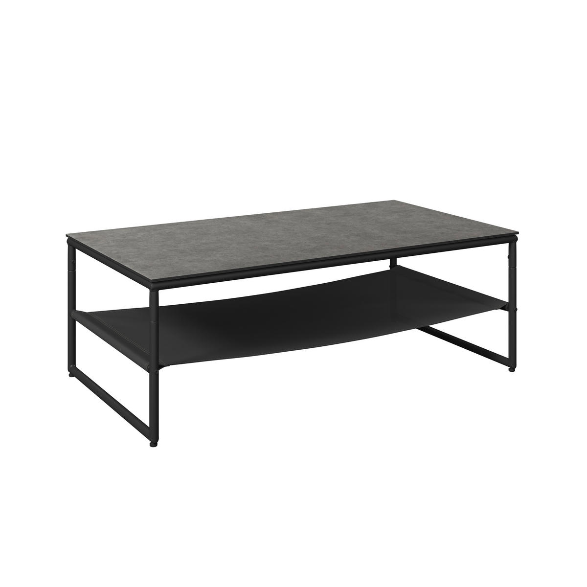 GARTENSET Webstoff Eisen  - Hellgrau/Schwarz, Design, Glas/Textil - Ambia Garden