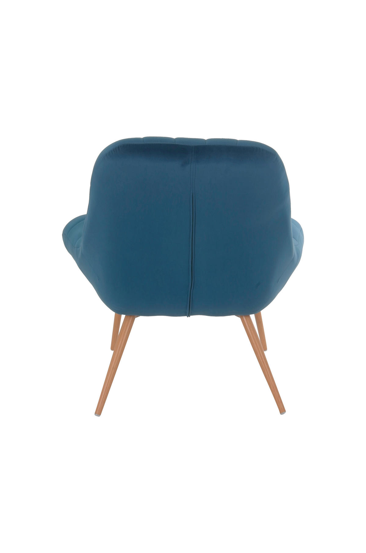 XXL-SESSEL - Blau/Naturfarben, MODERN, Textil/Metall (76/85,6/85,6cm) - Livetastic