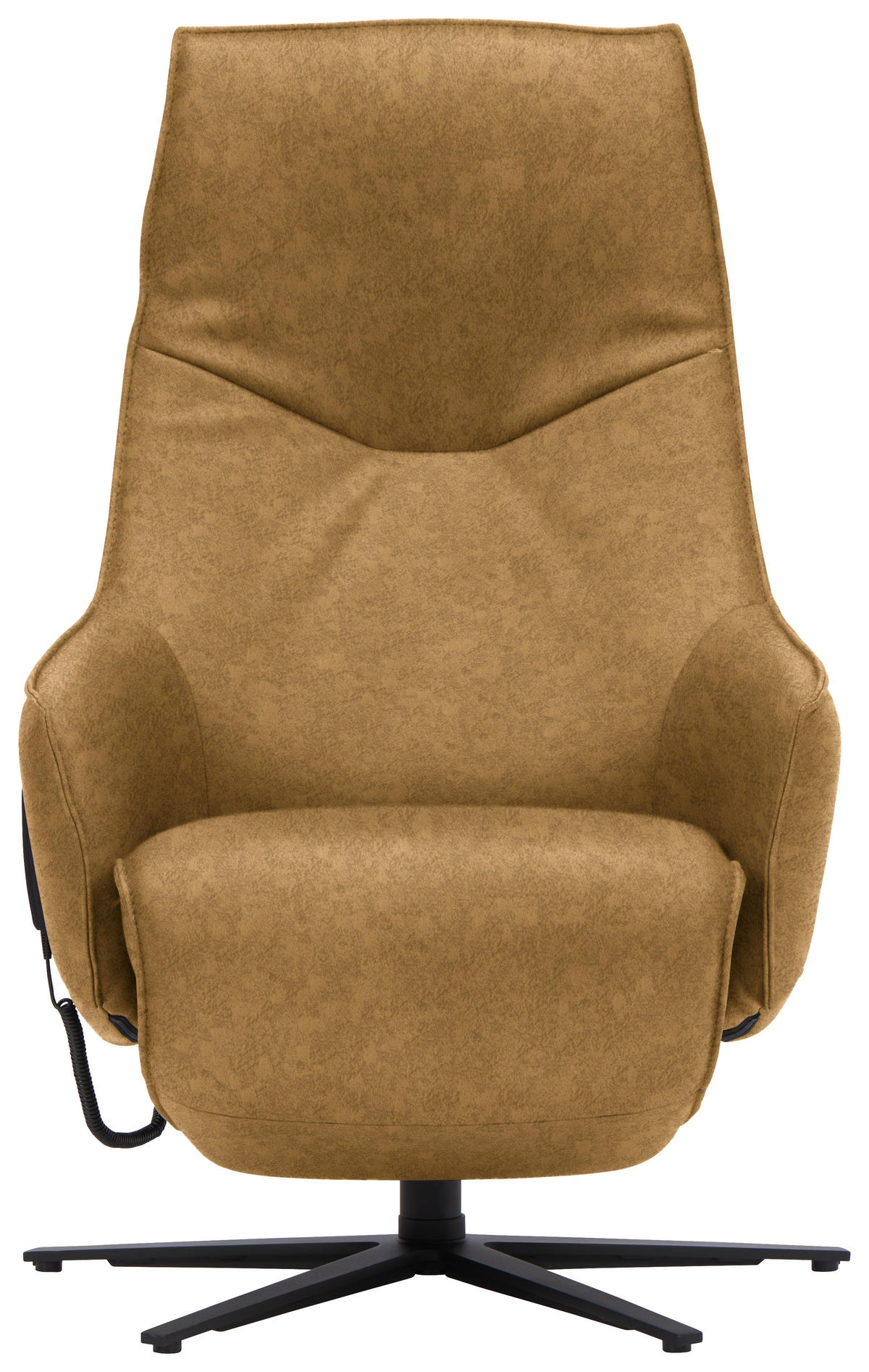 RELAXSESSEL in Leder Senfgelb  - Anthrazit/Senfgelb, Design, Leder/Metall (70/85/112cm) - Himolla Komfortklass