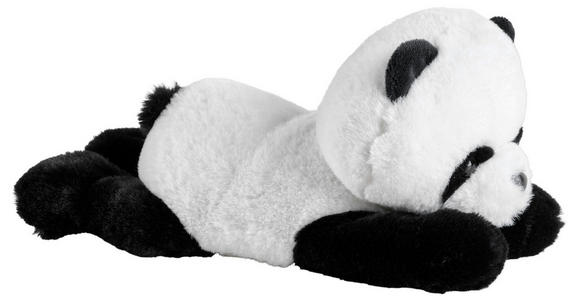 KUSCHELTIER Klammertier Panda 24 cm  - Schwarz/Weiß, Basics, Textil/Metall (24cm) - My Baby Lou