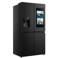 FRENCH-DOOR 91,4/178,5/72,5 cm RQ760N4IFE  - Schwarz, Trend (91,4/178,5/72,5cm) - Hisense