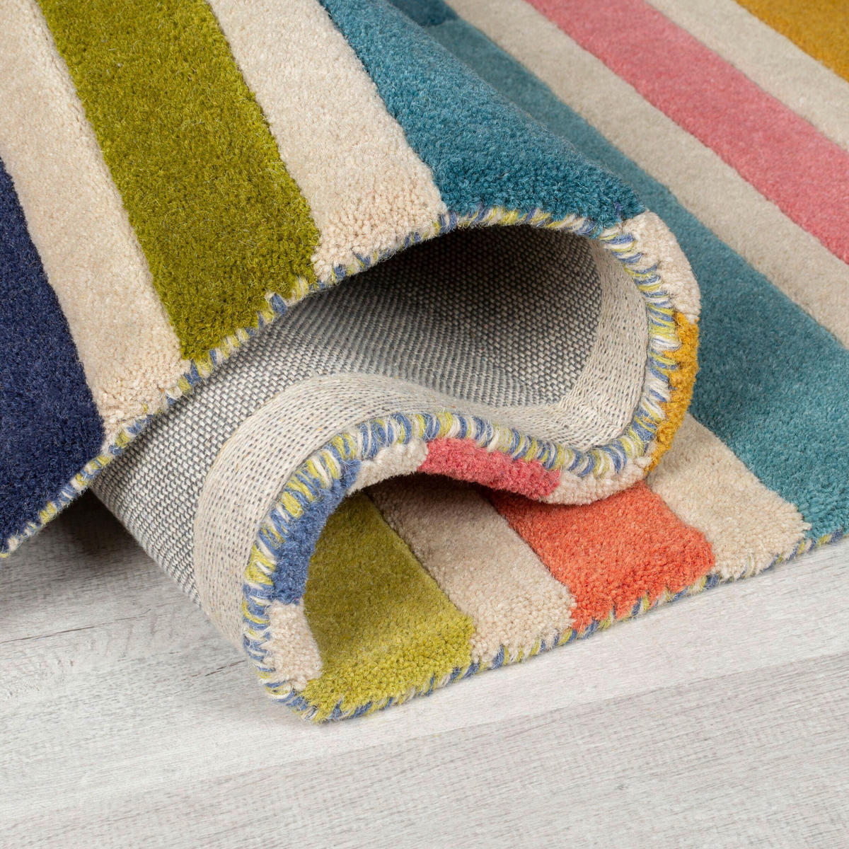 VLNĚNÝ KOBEREC, 60/230 cm, vícebarevná - vícebarevná, Basics, textil (60/230cm)