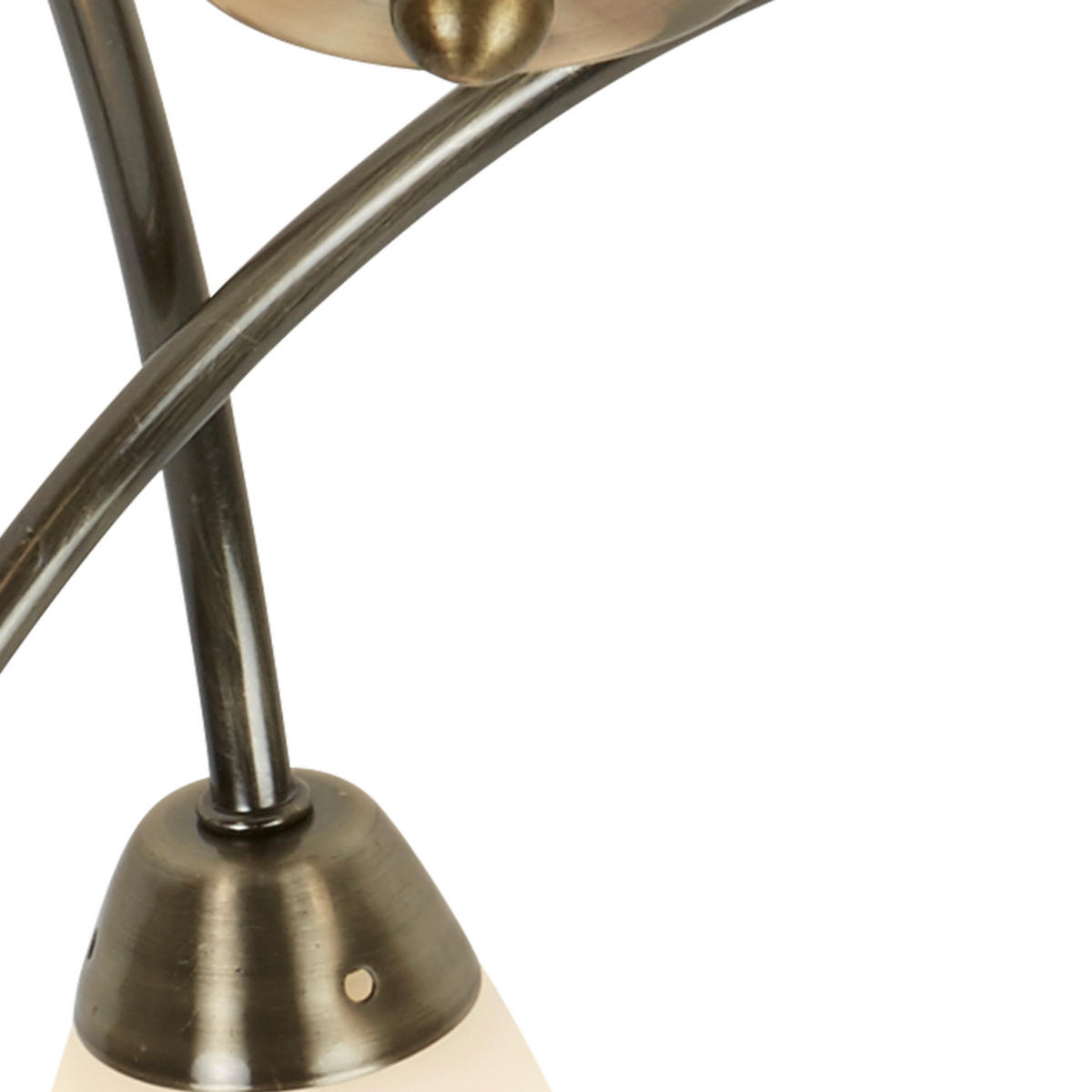 DECKENLEUCHTE Opera 15/50/15 cm  - Messingfarben, Design, Glas/Metall (15/50/15cm)