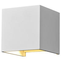 VENKOVNÍ NÁSTĚNNÉ SVÍTIDLO - bílá, Trend, kov (10/10/10cm)