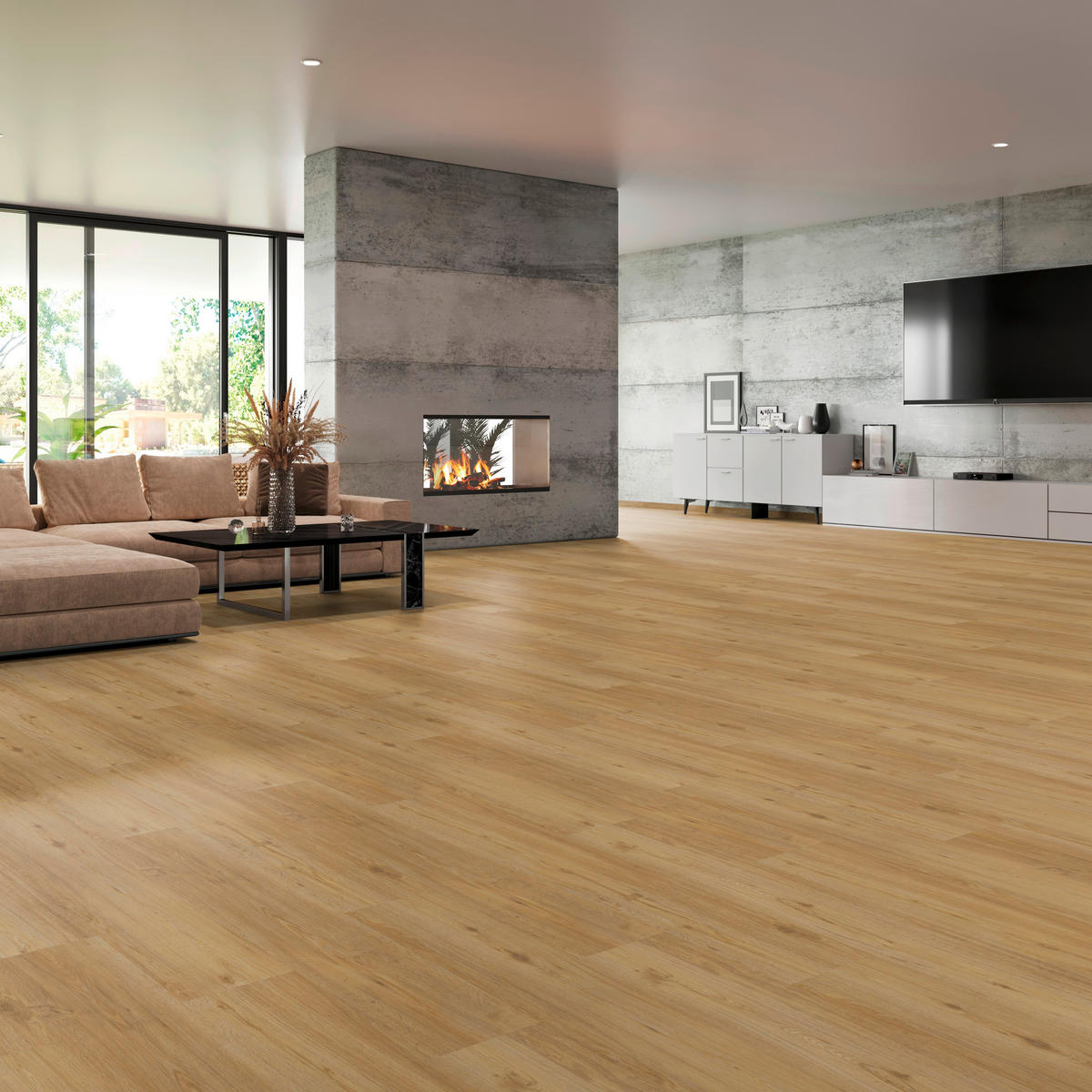 DESIGNBODEN Sensano Eiche Werra 100009201  per  m² - Design, Holzwerkstoff (1210/288/0,85cm) - Tilo
