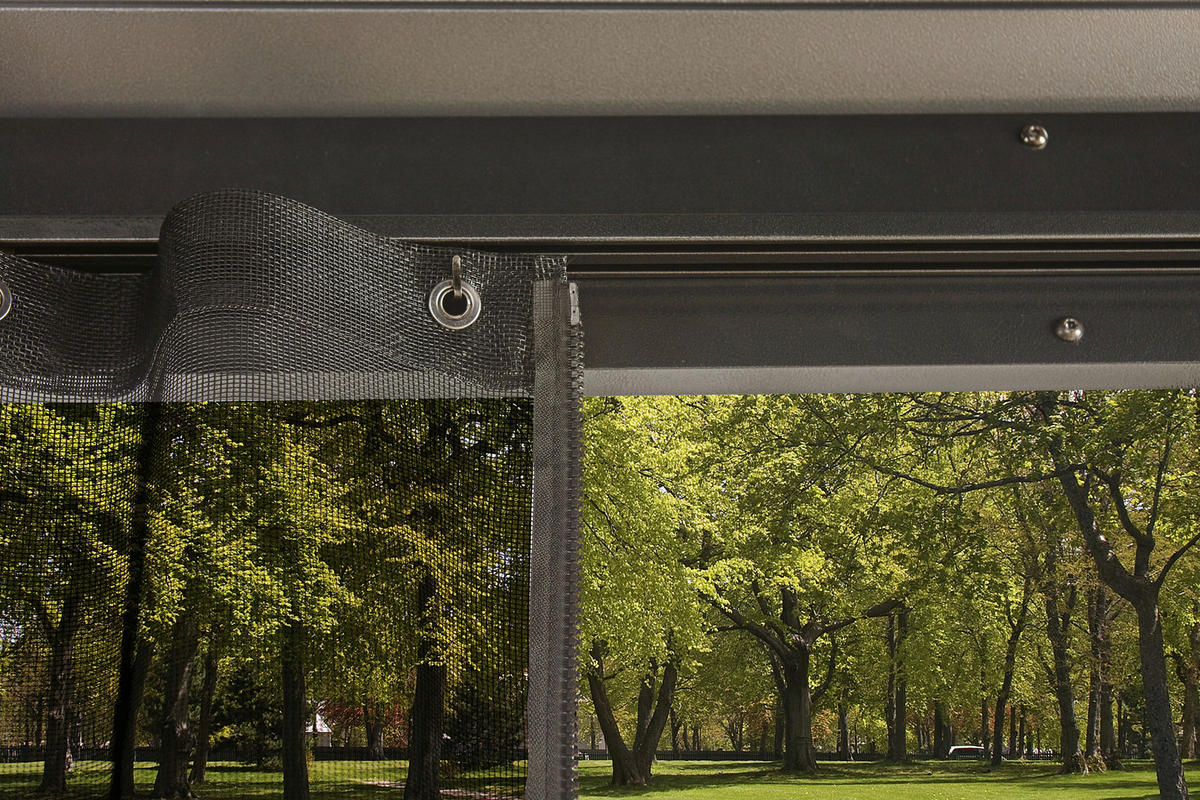 PAVILLON 483/307/363 cm Stahl  - Anthrazit, Basics, Metall (483/307/363cm)
