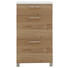 SCHUHSCHRANK 61/108/37 cm - Chromfarben/Eichefarben, Design, Holz/Holzwerkstoff (61/108/37cm) - Dieter Knoll SCHUHSCHRANK 61/108/37 cm - Chromfarben/Eichefarben, Design, Holz/Holzwerkstoff (61/108/37cm) - Dieter Knoll