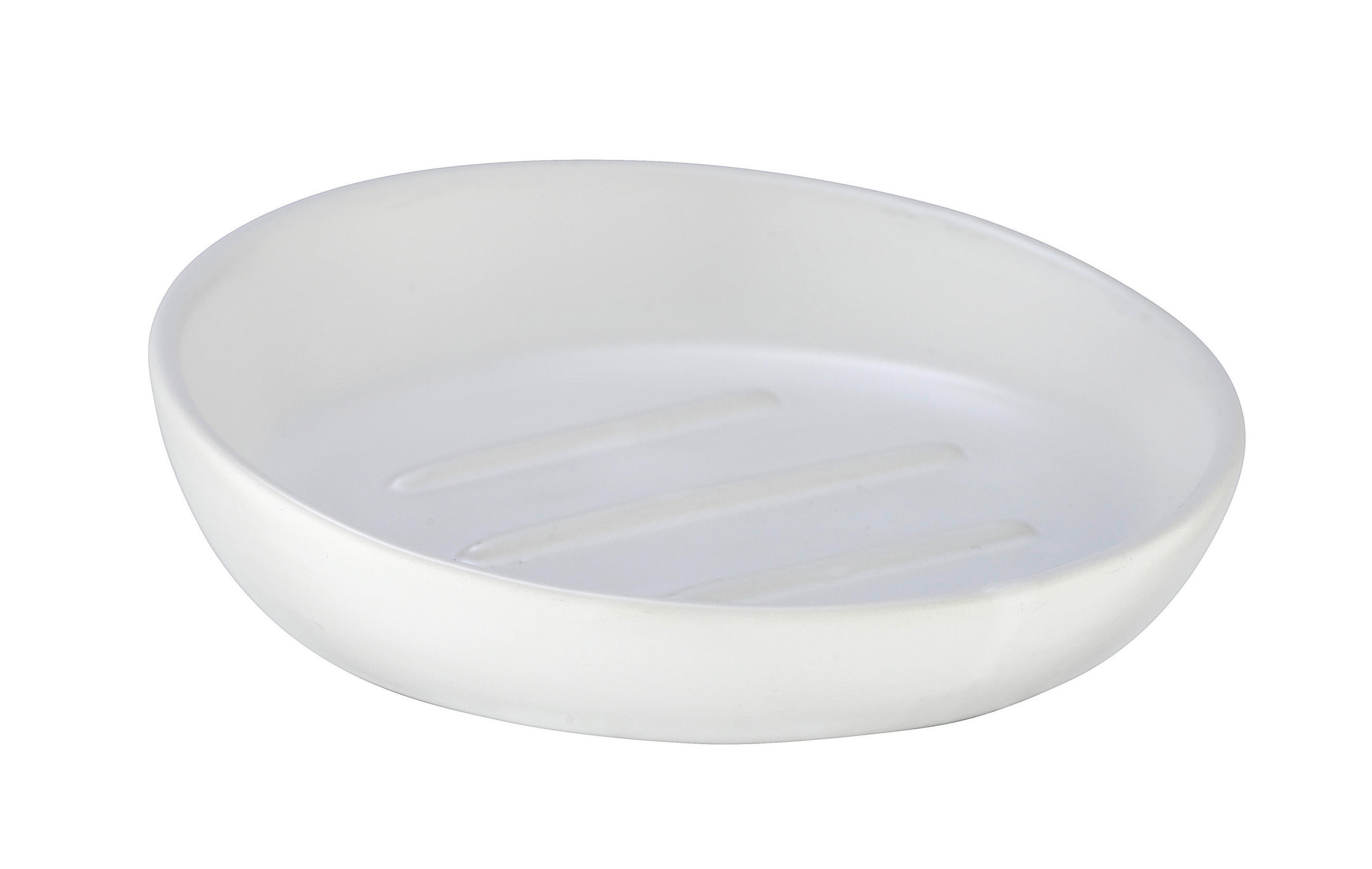 MISKA NA MYDLO biela - biela, Basics, keramika (11,5/3/11,5cm) - Wenko
