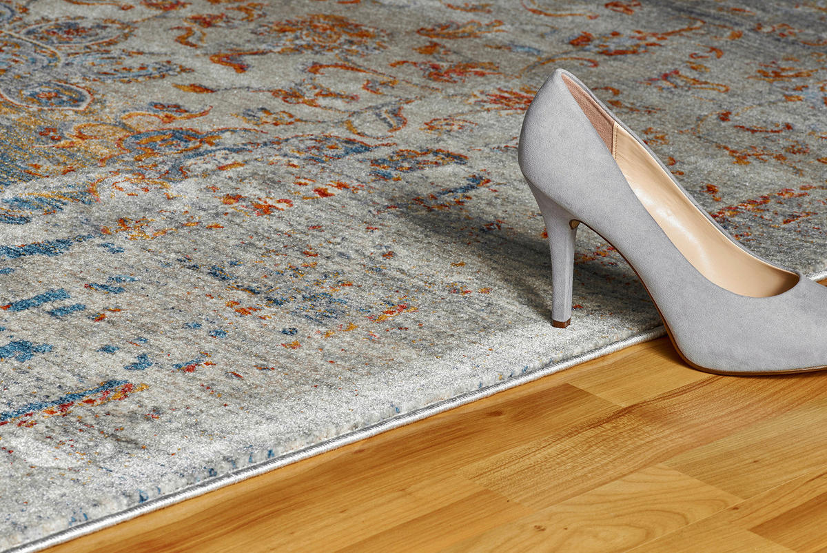WEBTEPPICH 200/285 cm My Laos  - Blau/Cognac, Design, Textil (200/285cm) - Novel