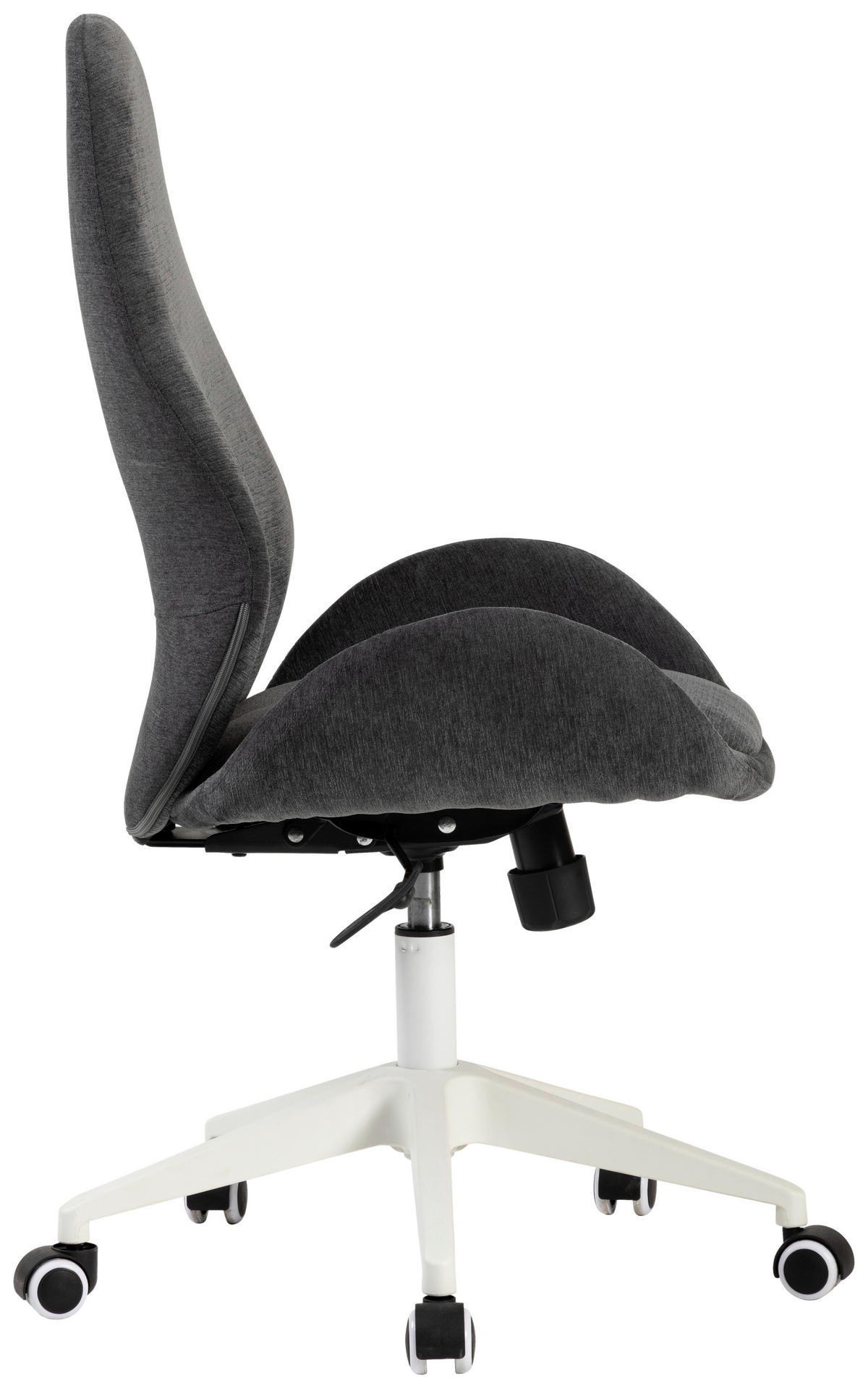 DREHSTUHL  in Webstoff Anthrazit  - Anthrazit/Weiß, MODERN, Kunststoff/Textil (56/105-115/57cm) - Carryhome