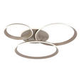 LED-DECKENLEUCHTE Velora 96/84/10 cm   - Sandfarben, Design, Kunststoff/Metall (96/84/10cm) - Dieter Knoll