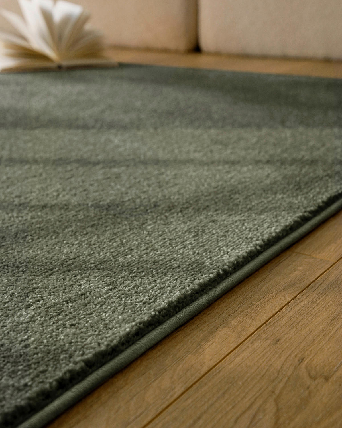 WEBTEPPICH  Wohnzimmer 140/200 cm Esprit Olivgrün rechteckig  - Olivgrün, Basics, Textil (140/200cm) - Esprit