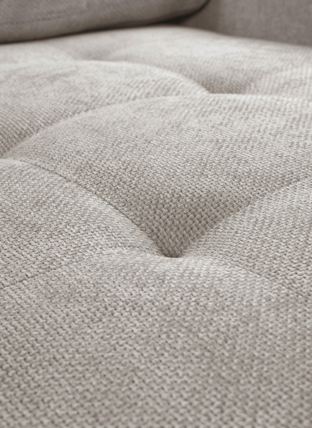 ECKSOFA Beige Struktur  - Beige/Schwarz, Design, Textil/Metall (162/265cm) - MID.YOU
