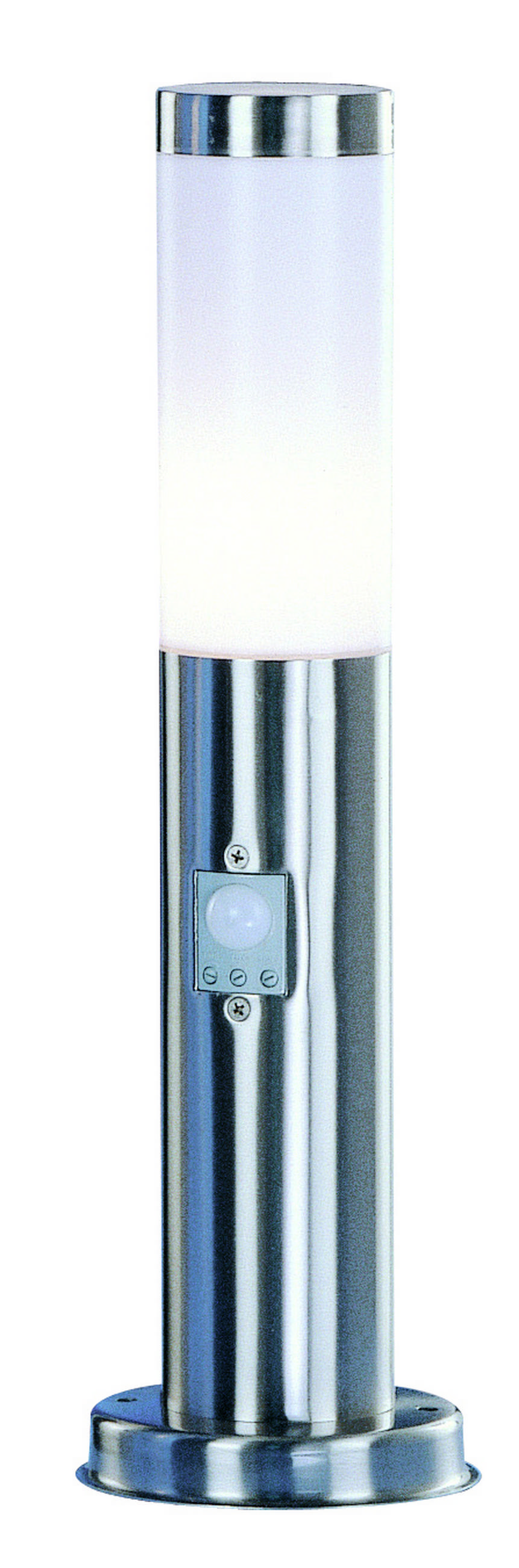 WEGELEUCHTE - Edelstahlfarben/Opal, Basics, Kunststoff/Metall (12,7/45cm) - Globo