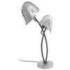 TISCHLEUCHTE 38/16/60 cm   - Silberfarben, Basics, Metall (38/16/60cm) - Kayoom