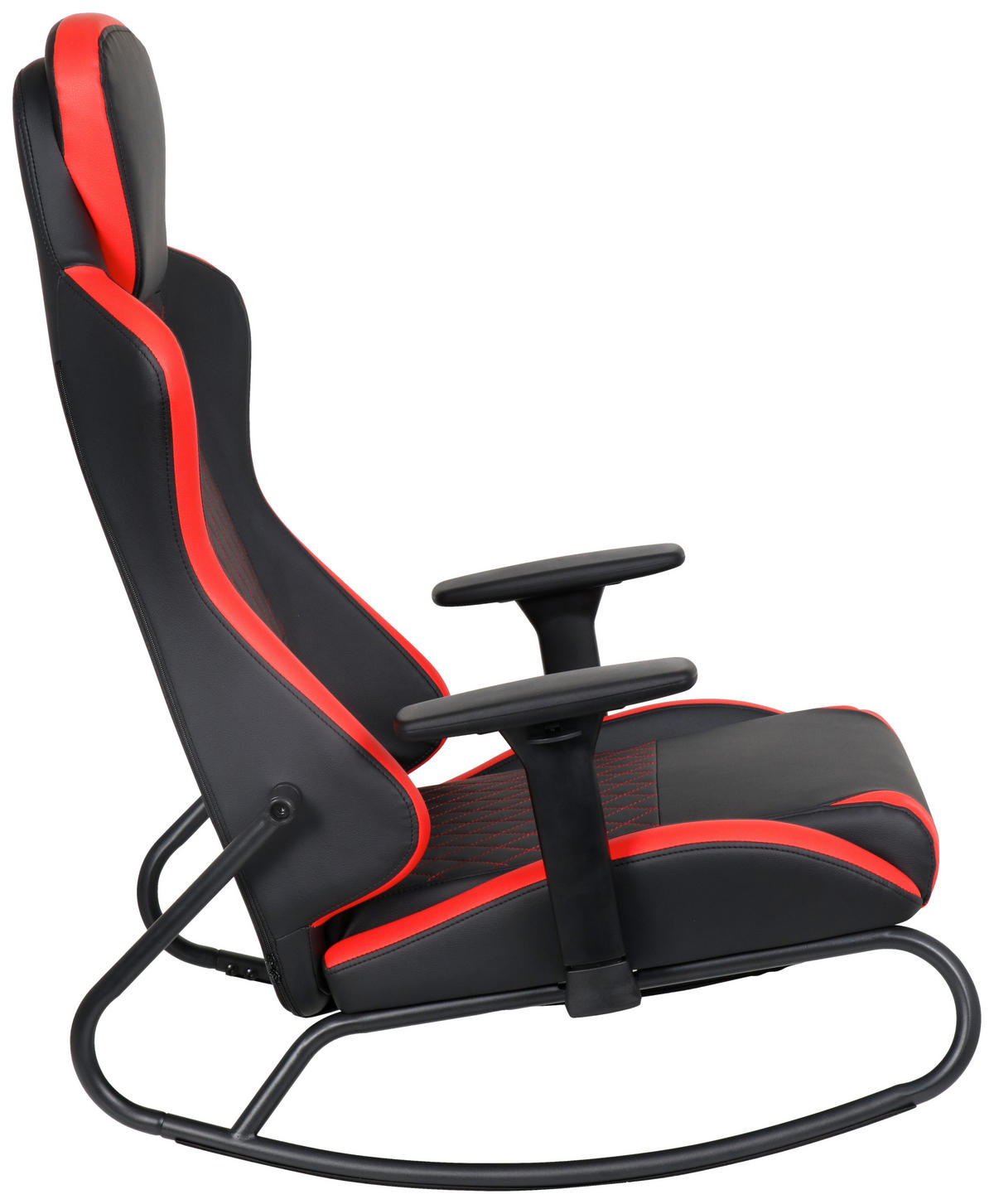 SCAUN DE GAMING  in imitație piele roșu, negru  - roșu/negru, Design, plastic/metal (69/98/87cm) - Boxxx