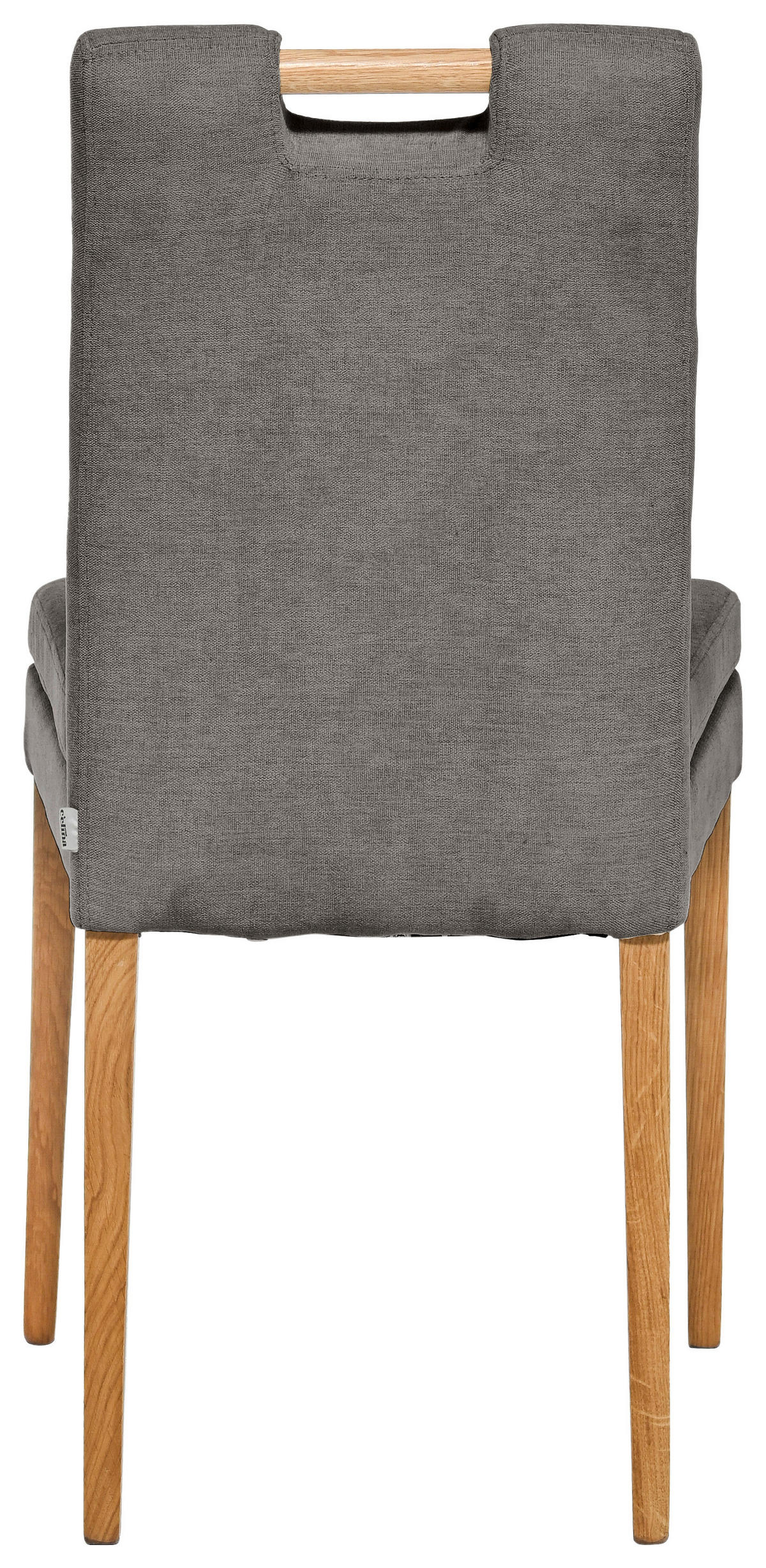 STUHL in Holz, Textil Taupe, Eichefarben  - Taupe/Eichefarben, KONVENTIONELL, Holz/Textil (47/91,5/59cm) - Celina Home