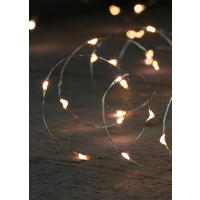 Lichterkette mit 100LED´s 500 cm  - Silberfarben, Basics, Kunststoff/Metall (500cm) - X-Mas