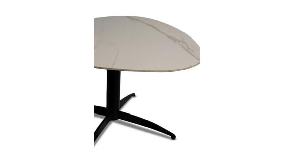 COUCHTISCH - Schwarz/Weiß, Design, Stein/Metall (75/75/40cm) - Xora