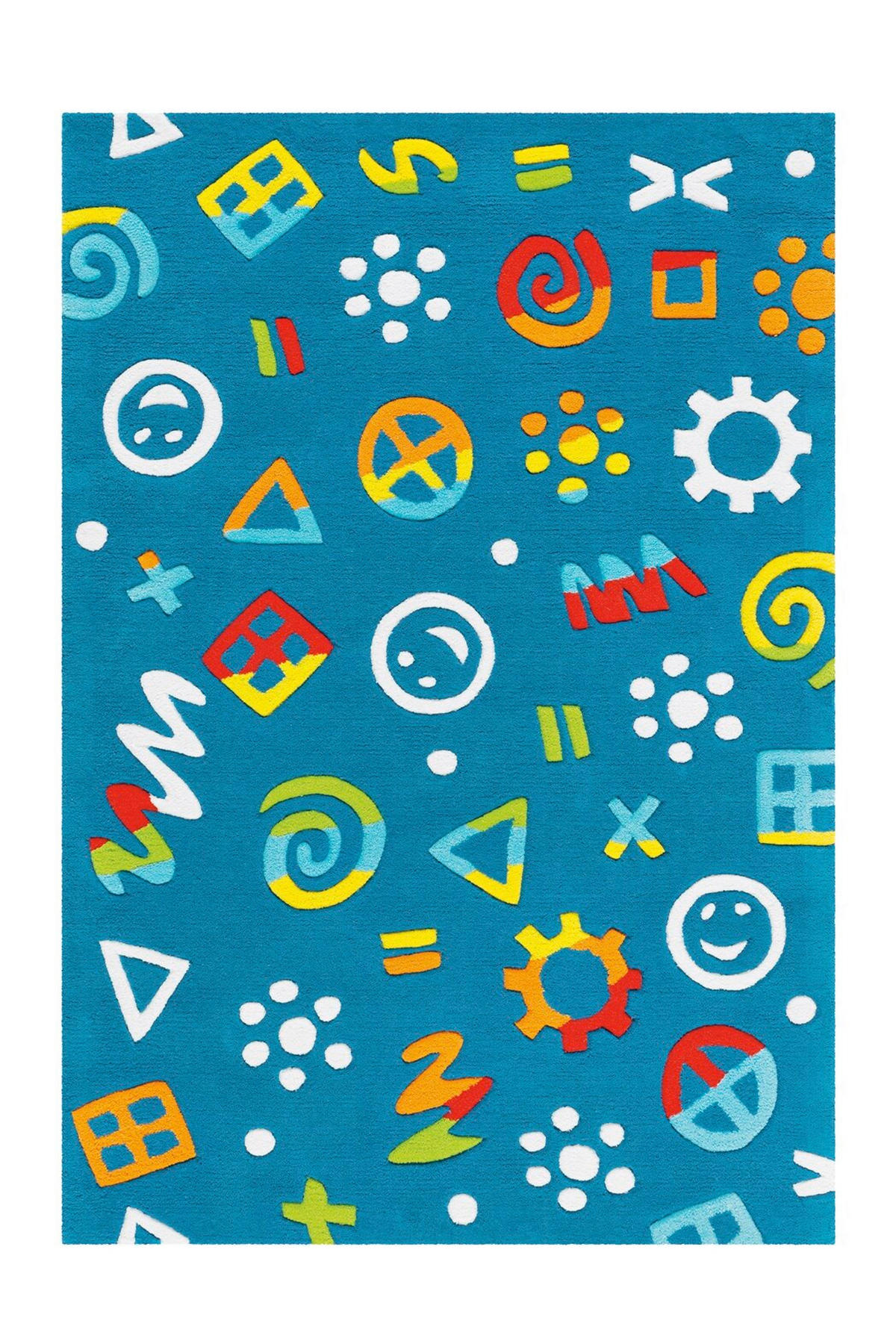 KINDERTEPPICH 110/160 cm  - Blau, Design, Textil (110/160cm) - Novel