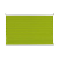 PLISSEE  halbtransparent   100/130 cm   - Grün, Basics, Textil (100/130cm)