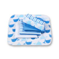 ŽÍNKA - modrá, Basics, textil (22/22cm) - My Baby Lou
